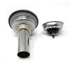 Stainless Steel Kitchen Sink Assembly Kit with Flange and Strainer