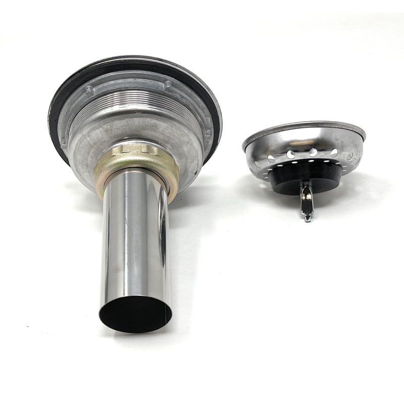 Stainless Steel Kitchen Sink Assembly Kit with Flange and Strainer