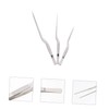 GRIRIW 3pcs Multi-use Surgical Tweezers Fish Bone Tweezers Pig Hair