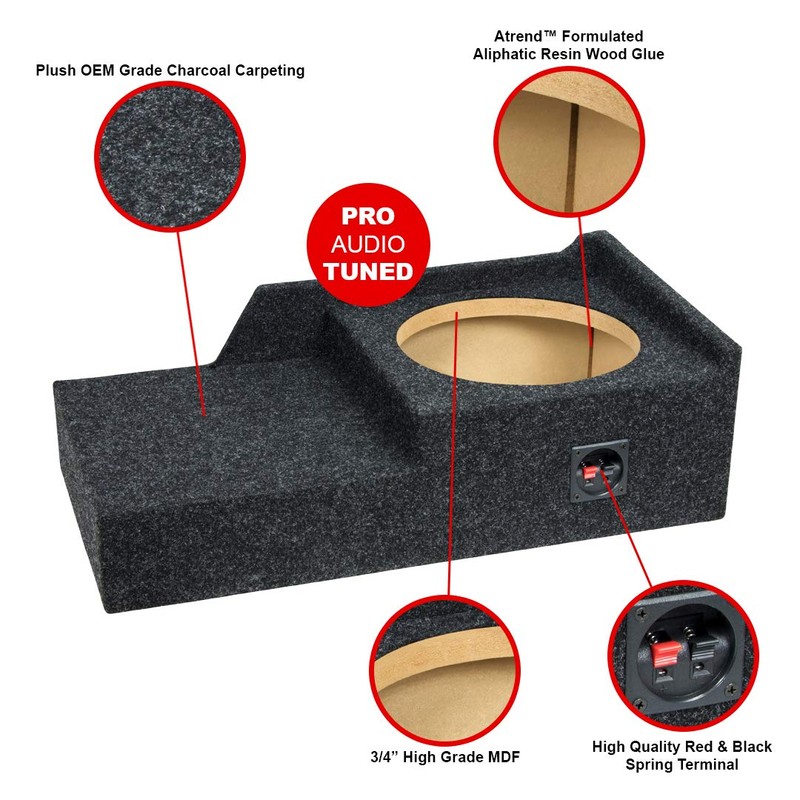 Bbox Single Sealed 10 Inch Subwoofer Enclosure - Accu-Tuned Sealed