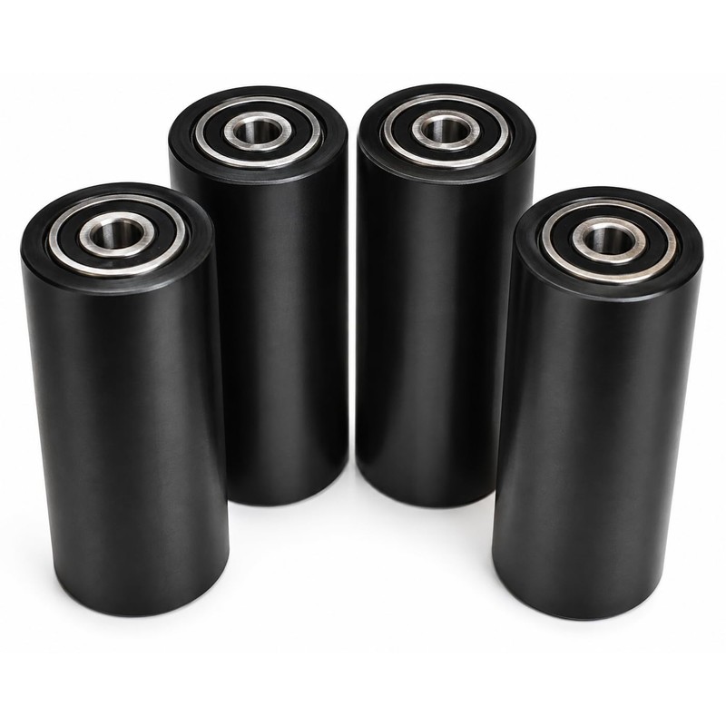 4 x Polyamide Wheels Diameter 40 mm with Ball Bearings