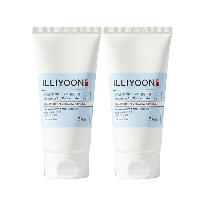 Illiyoon Illiyun Ceramide Ato Intensive Cream x2 Hypoallergenic soothing moisturizing