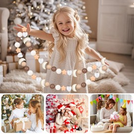 GOGOSO Balls for Ball Pit, Balls with Stars Hearts Moon Shapes, Plastics Balls for Ball Pits, Pastel Ball for Toddlers Kids Party and Decoration Play Fun, Coffee Milktea