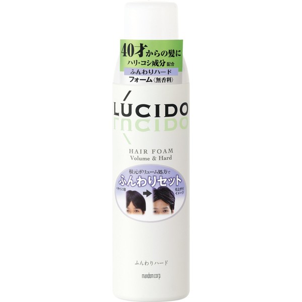 LUCIDO Volume Powder Foam, Fluffy Hard, 6.3 oz (185 g)