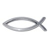 Christian Fish Chrome Auto Emblem