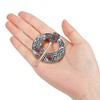 sourcing map Vintage Brooch Cloak Pin, Penannular Brooch Cloak Clasp