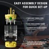 Yomiuwo 20 Amp Extension Cord Ends Lighted Connector Extension Cord