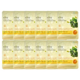 Dajayeon Organic Houttuynia Cordata Mask Pack 12 Sheets / Circle / / 다자연 어성초 유기농 마스크 팩 12매  써클