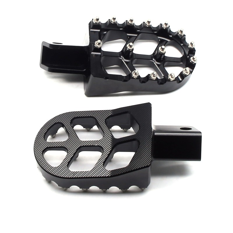 MZS Dirt Bike Foot Pegs, Motorcycle Wide Footpegs Front Pedal