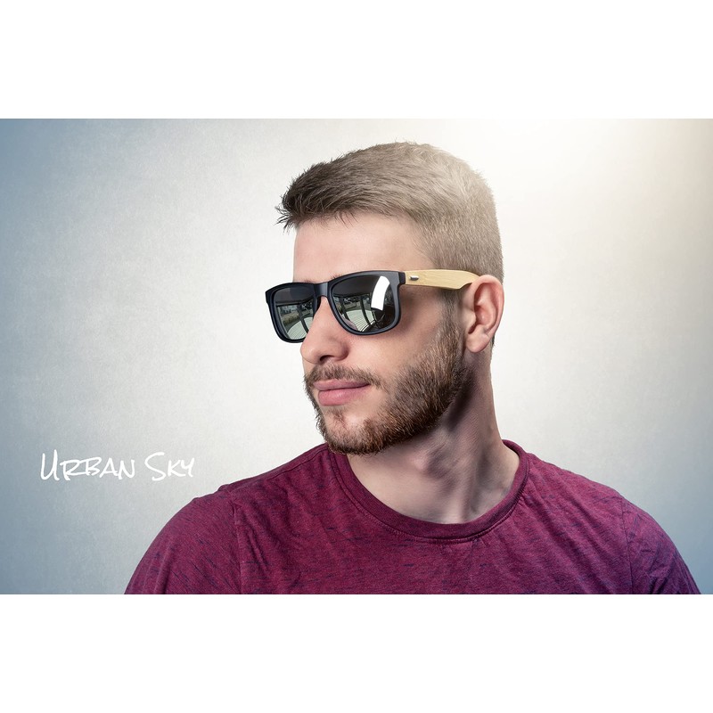 UrbanSky Men's Sunglasses 2 Pack Classic Models, Raymond - Cool