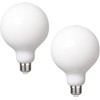 MYEMITTING 2 Pack Dimmable LED Globe Bulb, 5.5W Equivalent 60W,