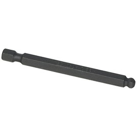 BONDHUS BH7/32 No.10811 Hex Ball Point Power Bit, 7/32 Inches, Insertion Angle: 0.25 inches (6.35 mm), Total Length: 3.0 inches (76 mm), Black Dyed