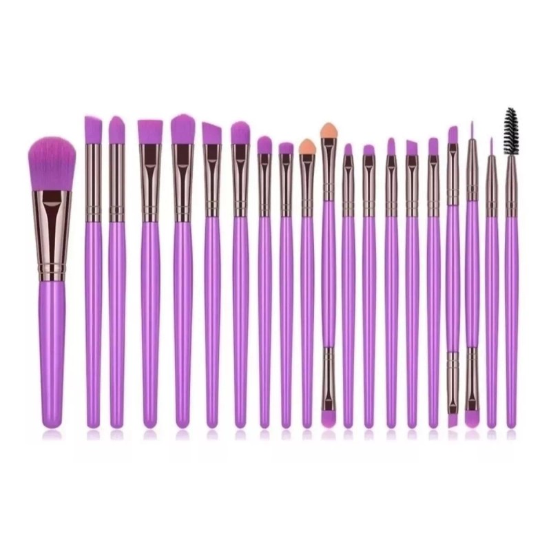 GAB Belleza Set Brochas Maquillaje Facial (20 Piezas) Marca Gab