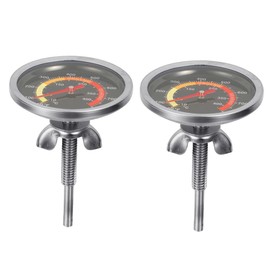 BUGUUYO 2pcs BBQ Thermometer Dual Instant Read Kitchen Oven Thermometer for Home Use High Temperature Resistant Compact Design Accurate Measurement Up