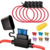 Kiligen 5pcs Inline ATC ATO Fuse Holder Car 20A Waterproof