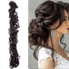 Long Hair Bun Scrunchy Scrunchie Up Do Hairpiece Curly Messy