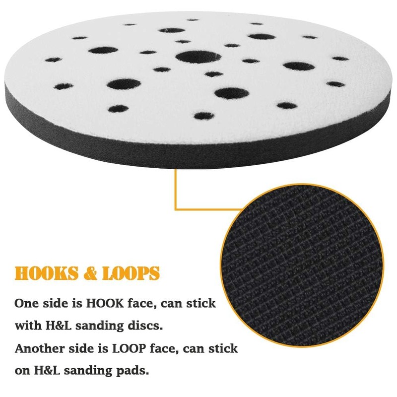 Gekufa Soft Interface Pad 6 Inch, 25 Hole Hook &