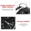 Reloj Despertador Analógico Retro, Reloj despertador análogo de doble campana,