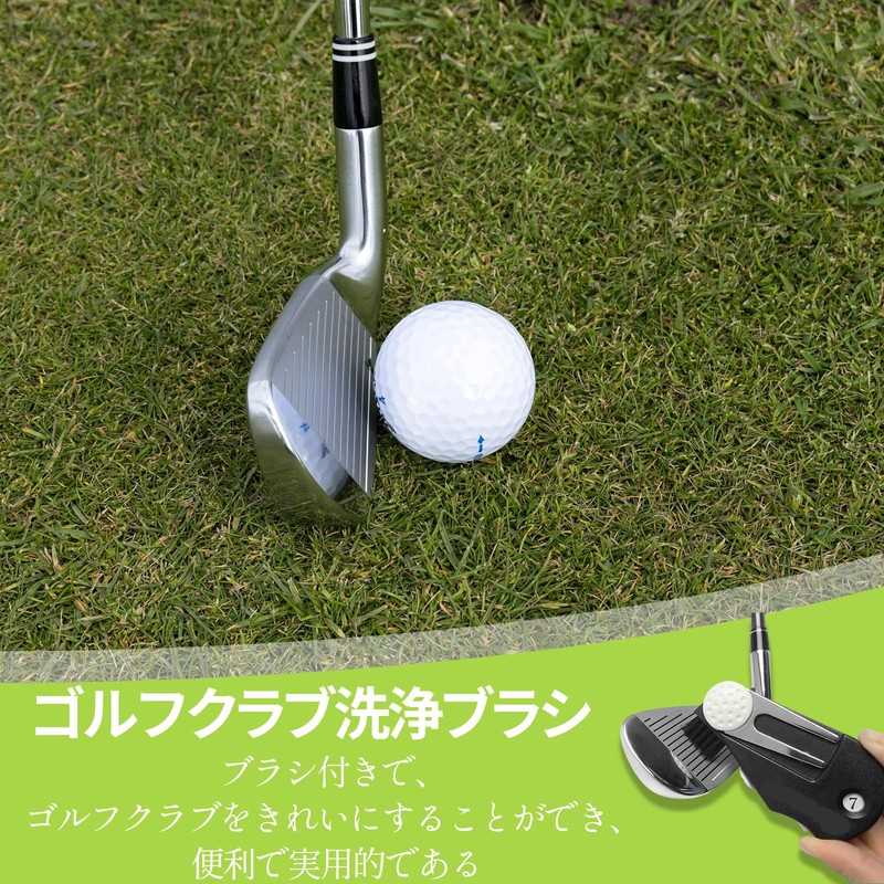 MAEXUS Multifunctional Golf Divot Tool Golf Fork with Pocket Clip