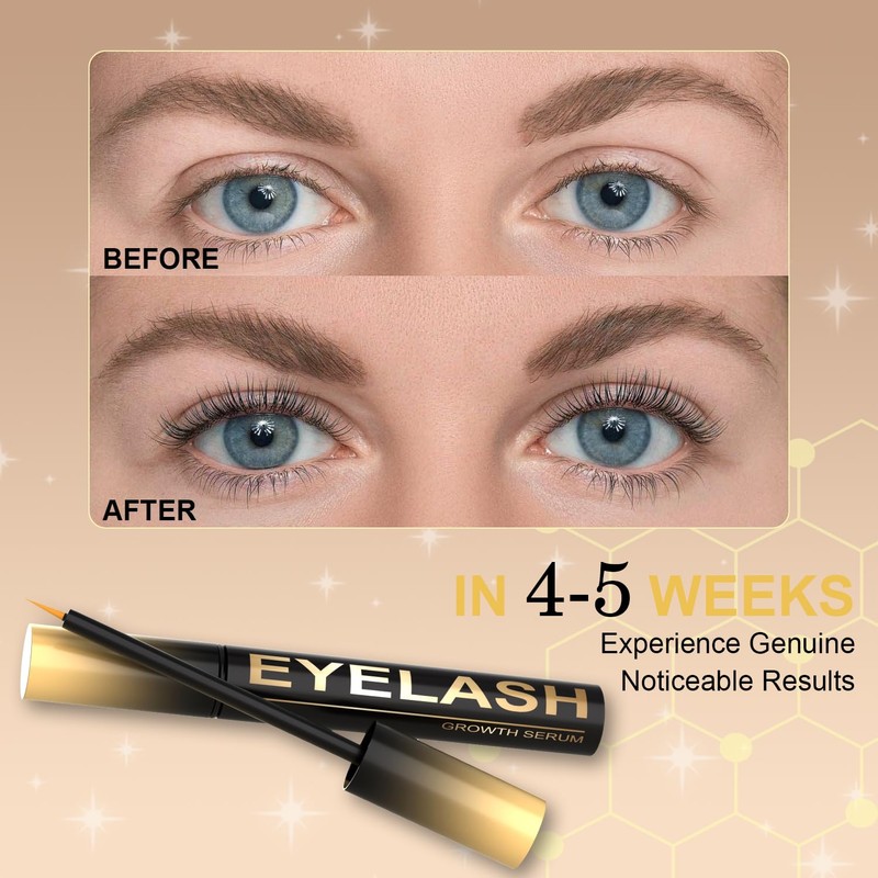 Lash Serum for Eyelash Growth, Premium Lash Enhancing Serum with