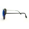 Cop Pilot Metal Aviator Sunglasses Unisex Gun Metal Blue Mirror