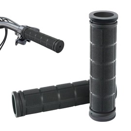 117 mm Rubber Impact Protection Bicycle Handlebar Grips, 22 mm Non-Slip Comfortable Shockproof Mountain Bike Grips, Non-Slip Ergonomic Handles, Soft Rubber Cushioning Bike Handle for Children MTB