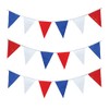 Bristol Novelty PG007 Triangle Bunting, Red/White/Blue, One Size