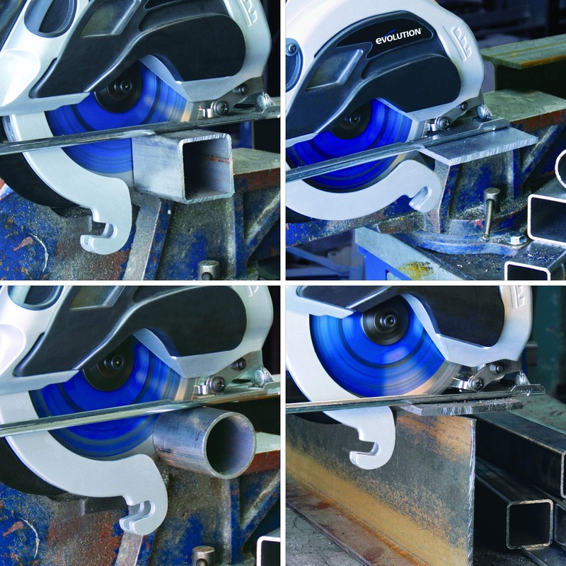 Evolution Power Tools - Hoja de sierra de corte, acero