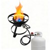 MCAMPAS High Pressure Cast Iron Propane Burner Head with 20