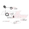 MaxTow Double Vision 30 PSI Turbo Boost / Vacuum Gauge