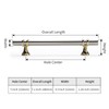 Rergy Cabinet Handles Drawer Pulls and Knobs, 10Pack Brushed Nickel