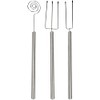 IBILI Set UTENSILIOS para BOMBONES, Stainless Steel, Silber, 20 x