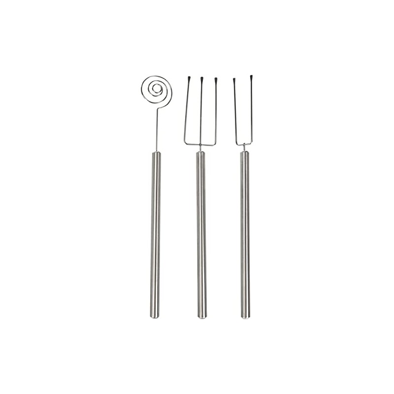IBILI Set UTENSILIOS para BOMBONES, Stainless Steel, Silber, 20 x