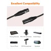 Cable Xlr 10 Metros Balanceado Profesional Markimton 6 Pzas