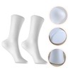 2pcs White Mannequin Foot Display Ankle Bracelet Shoe Sock Model