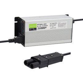 48V 6A Battery Charger for Yamaha Golf Cart G19 G22 with 2 Pin Plug, 48 Volt 6 Amp
