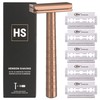 Henson Shaving Razor - Copper Double Edge Safety Razor with