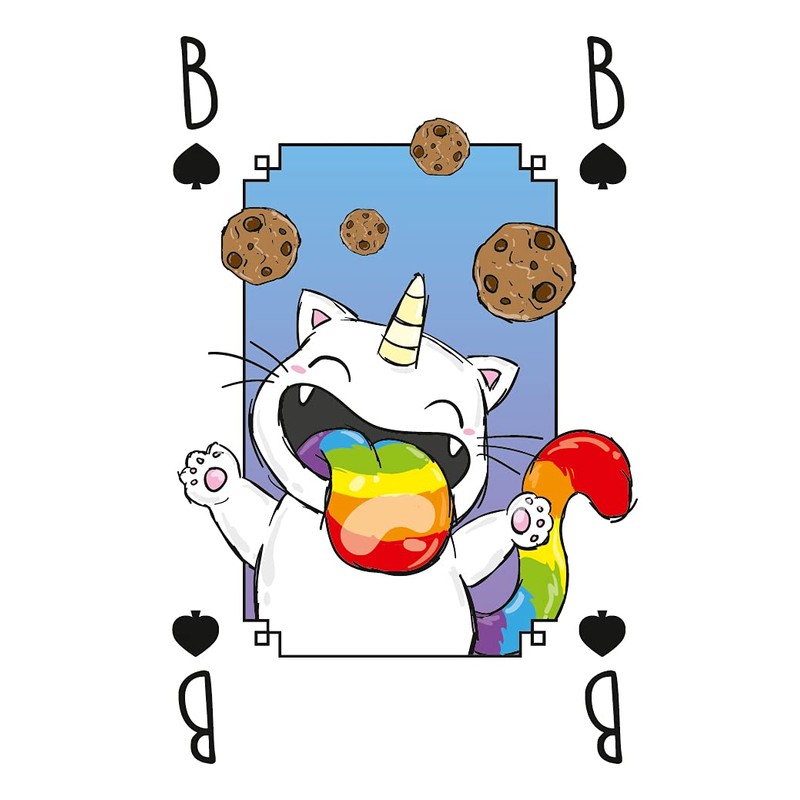 Waddingtons Number 1 Classic Playing Cards, Pummel unicorn.