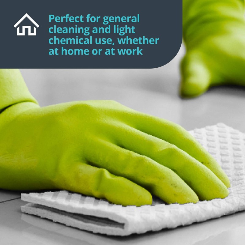 Unigloves Unicare Household Power-Free Reusable Household Latex Gloves, 1 Pair,