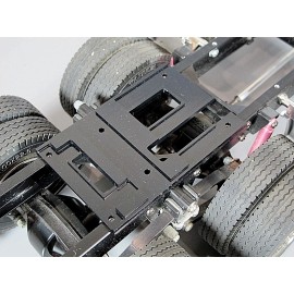 Tamiya Aluminum 5th Wheel Mount Plate Servo Release Open Tamiya 1/14 King Grand Hauler
