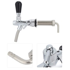 Dispensador de Grifo de Cerveza de Barril de Vástago Largo Ajustable, Accesorios de Elaboración de Cerveza para el Hogar, Herramientas de Vino de Rosca G5 Portátiles de 8