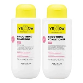 Kit Liss Yellow Shampoo + Acondicionador 500ml/cu Antifrizz
