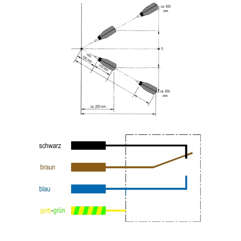 XPOtool Aquastop Empty Pump Protection for Pumps, Level Switch for