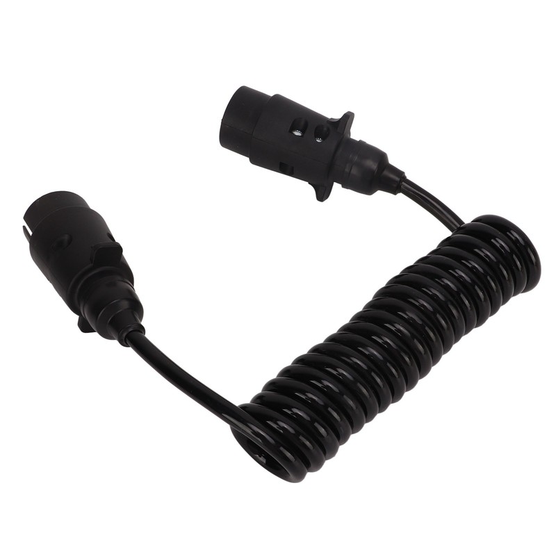 2m Trailer Light Board Extension Cable 7Pin Plug Socket Adapter