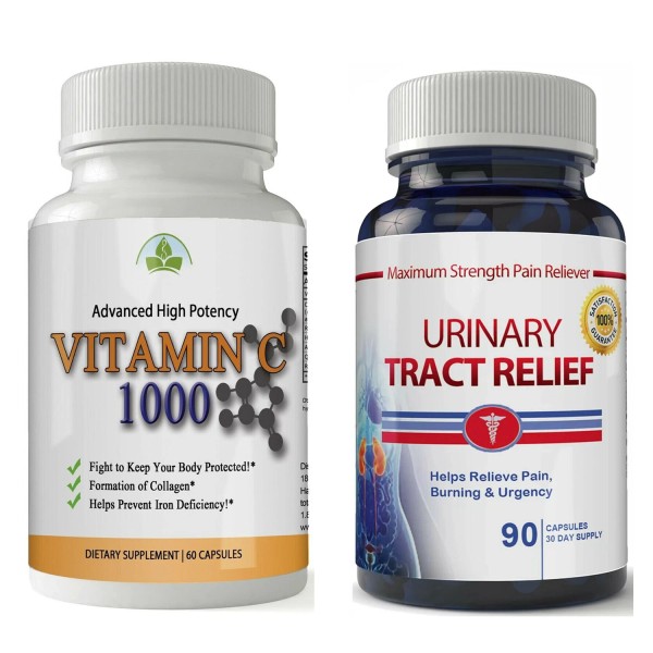 Totally Products Vitamin C 1000 Immune Health and Urinary Tract