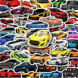 Unbranded 10Pcs Japan JDM Racing Car Stickers Car Decor PVC Motorcycle Motocross Helmet