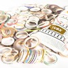 YUBX Slim Washi Tape Set, Masking Tape, Random Patterns, 80