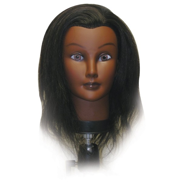 Celebrity Whitney Cosmetology Ethnic Human Hair Manikin, 17-19 Inch