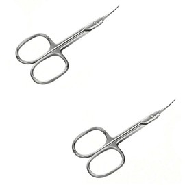 XINSHEYE 甘皮処理 ささくれ キューティクルはさみ 極細カーブ刃 精密先端 多機能 角質処理、甘皮処理、ささくれ修正のための爪切りとして使用でき 多機能 男女兼用