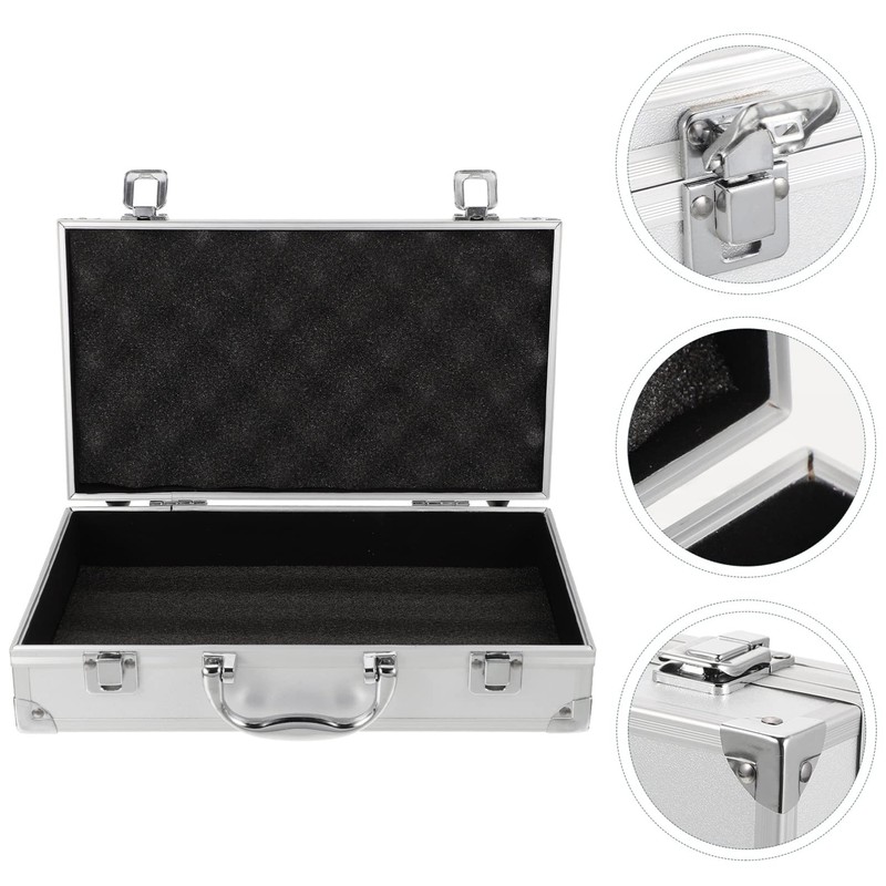 Generic Aluminum Hard Case Briefcase: Aluminum Briefcase with Lock Metal